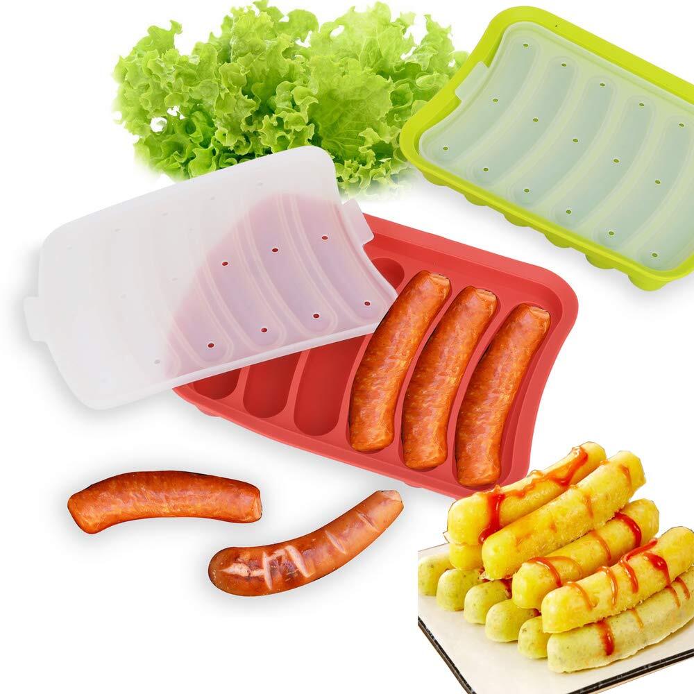 🔥HOT SALE🔥Non-Stick Silicone Sausage Mold for Homemade Hot Dogs