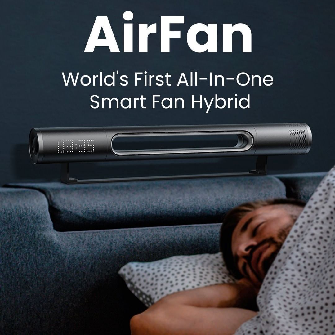 Smart Air Fan With 18 Features For Your Bed