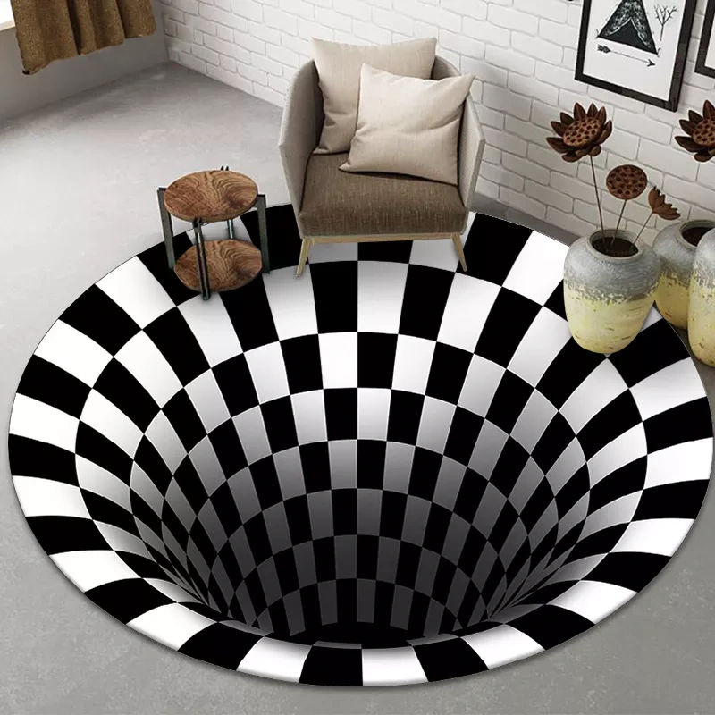 Halloween 3D Round Trap Doormat