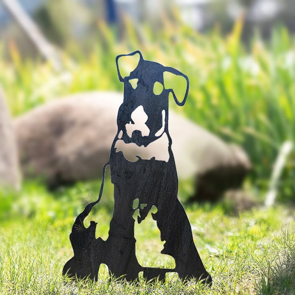 Welsh Terrier Metal Silhouette
