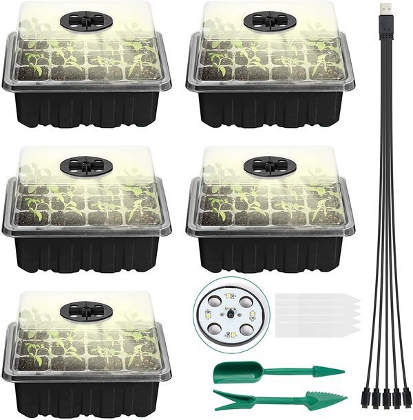 Seed Starter Trays with Grow Light