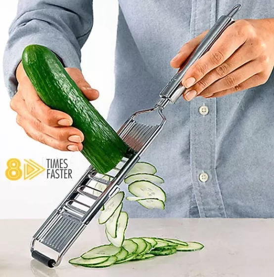 Multi-Purpose Vegetable Slicer Cuts【3 interchangeable blades】🔥Buy 2 Free Shipping🔥