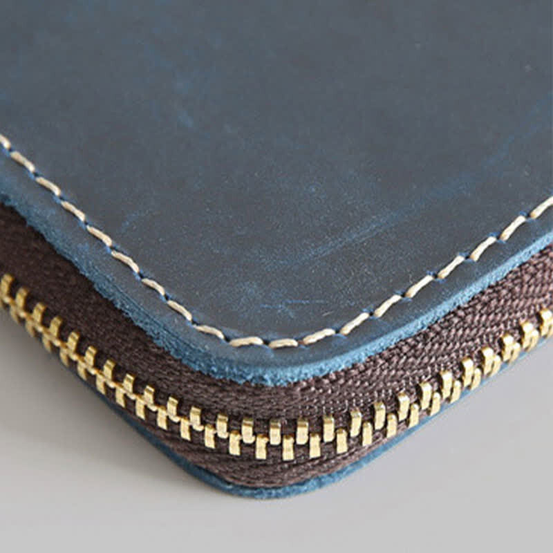 Genuine Leather Coin Purse Mini Pouch Change Wallet for Men Women