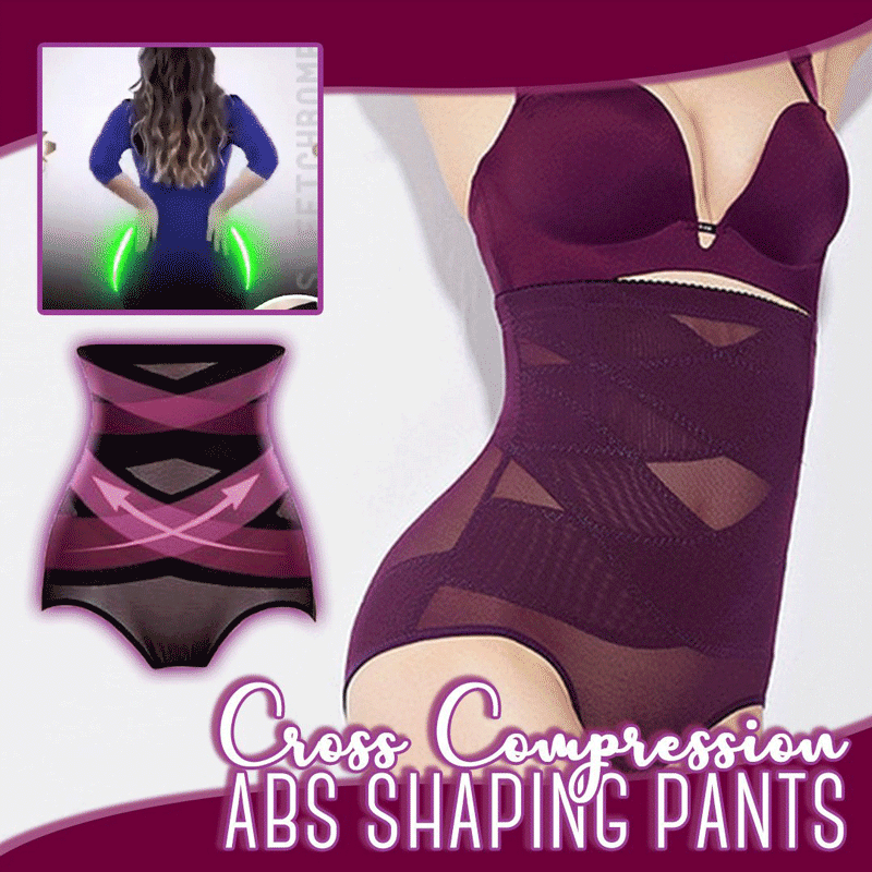 🥳LAST DAY 70% OFF🎉-Cross Compression Abs Shaping Pants💅