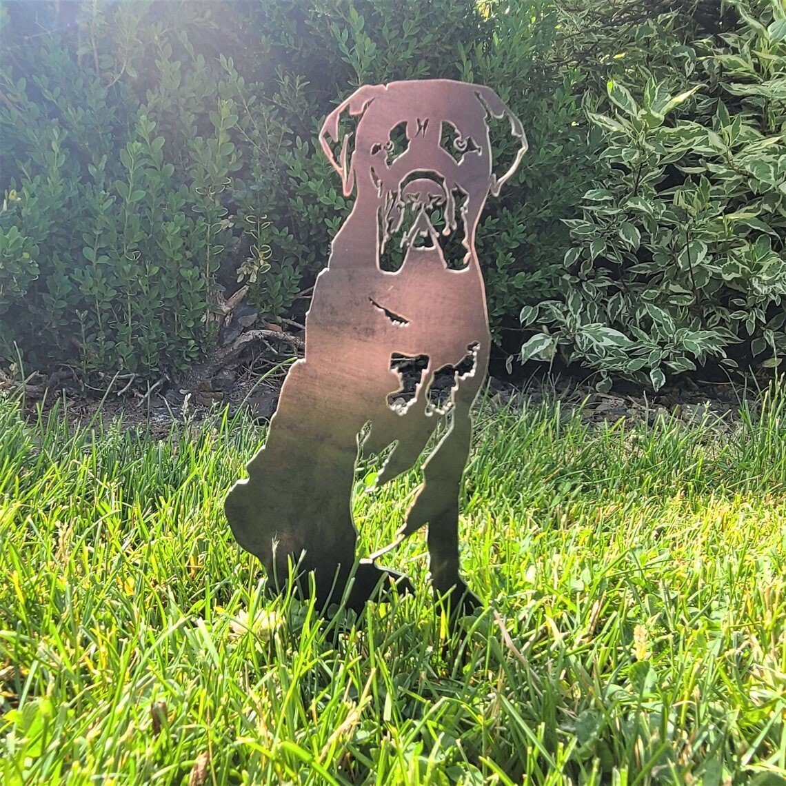 Mastiff Metal Silhouette