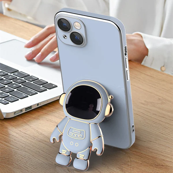 🔥LAST DAY -50% 🔥6D Plating Astronaut Hidden Stand Case Cover for iPhone