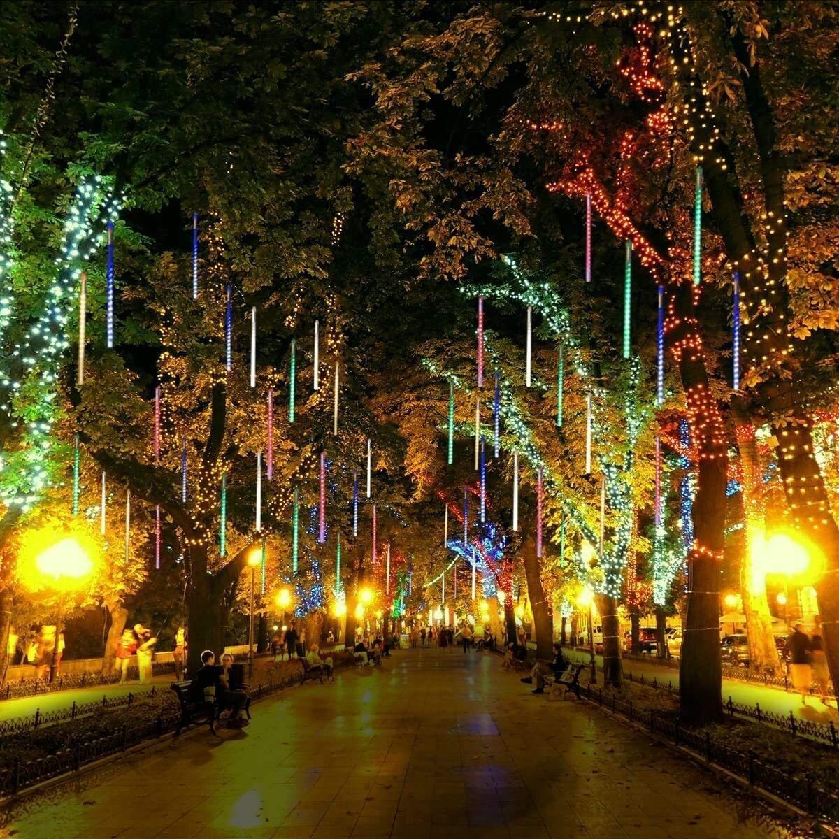 🔥Perfect Decorate For Christmas🔥Snow Fall LED Lights
