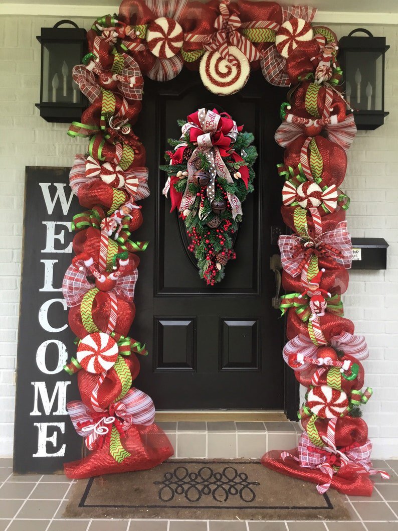 Artificial Vine Garland Christmas Tree Door Wreath