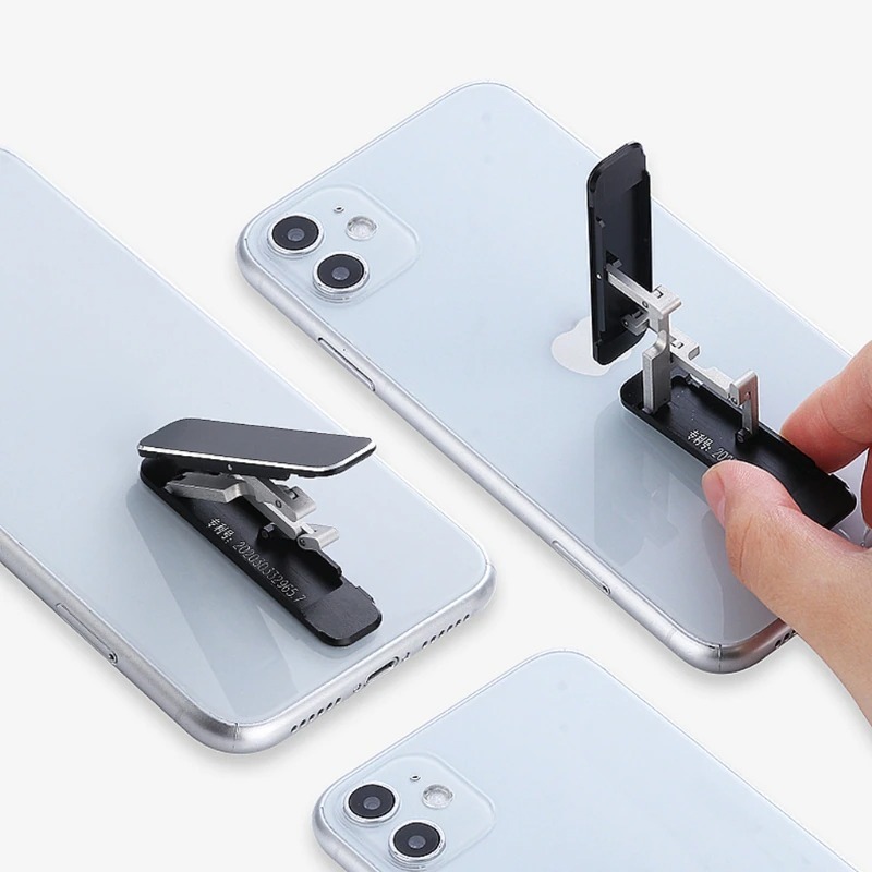 Metal invisible phone holder