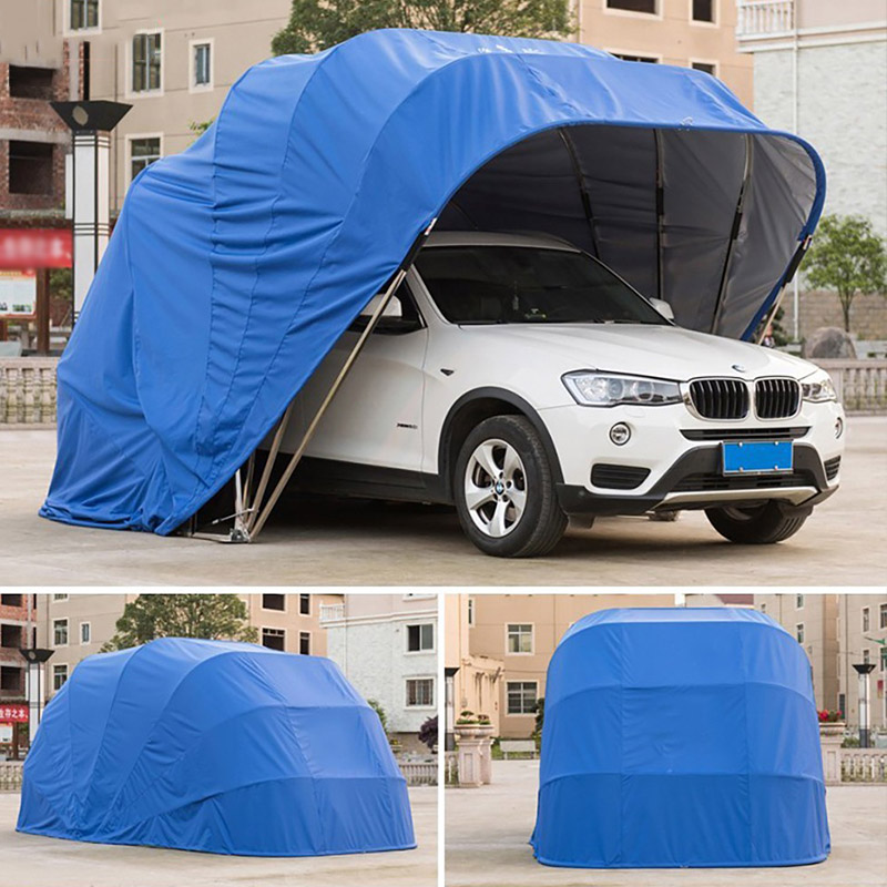 Portable and foldable carport with heavy duty steel frame (250X600cm)