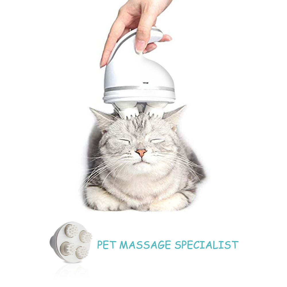 Multifunctional Electric Cat Head Massager - Automatic Pet Scalp Massager