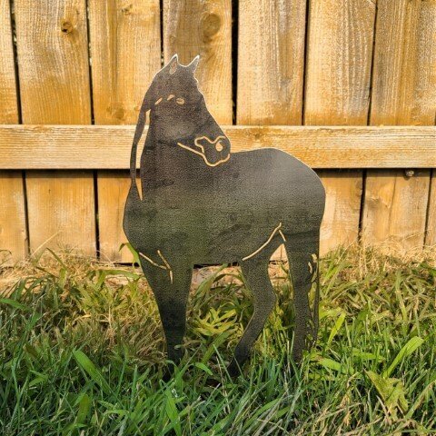 Horse Metal Silhouette