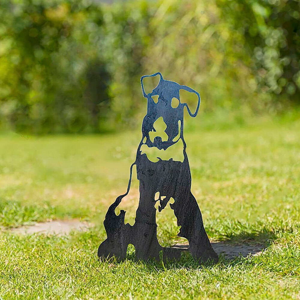 Airedale Terrier Metal Silhouette