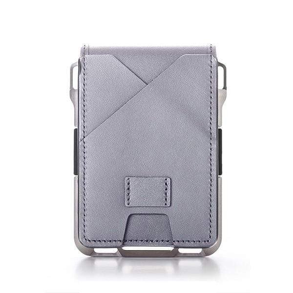 New large-capacity 5 floors leather anti-theft RIFD security pull wallet