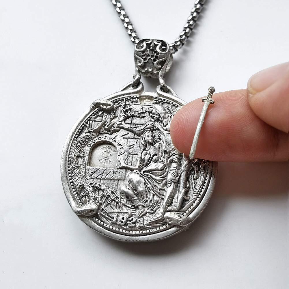 High Quality Removable Sword Medieval Knight Show Holy Grail Christ Jesus Morgan Dollar Silver Hobo Nickel Nickle American Unique Coin Rare