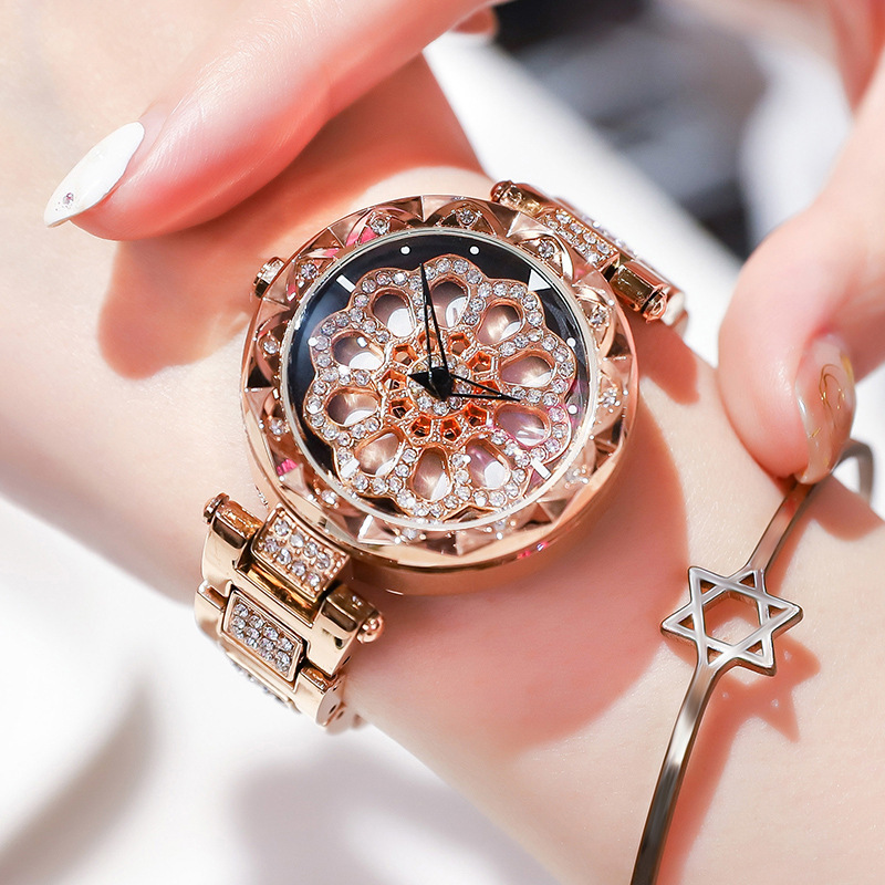 2022 New Fashion Diamond Rotate Watch