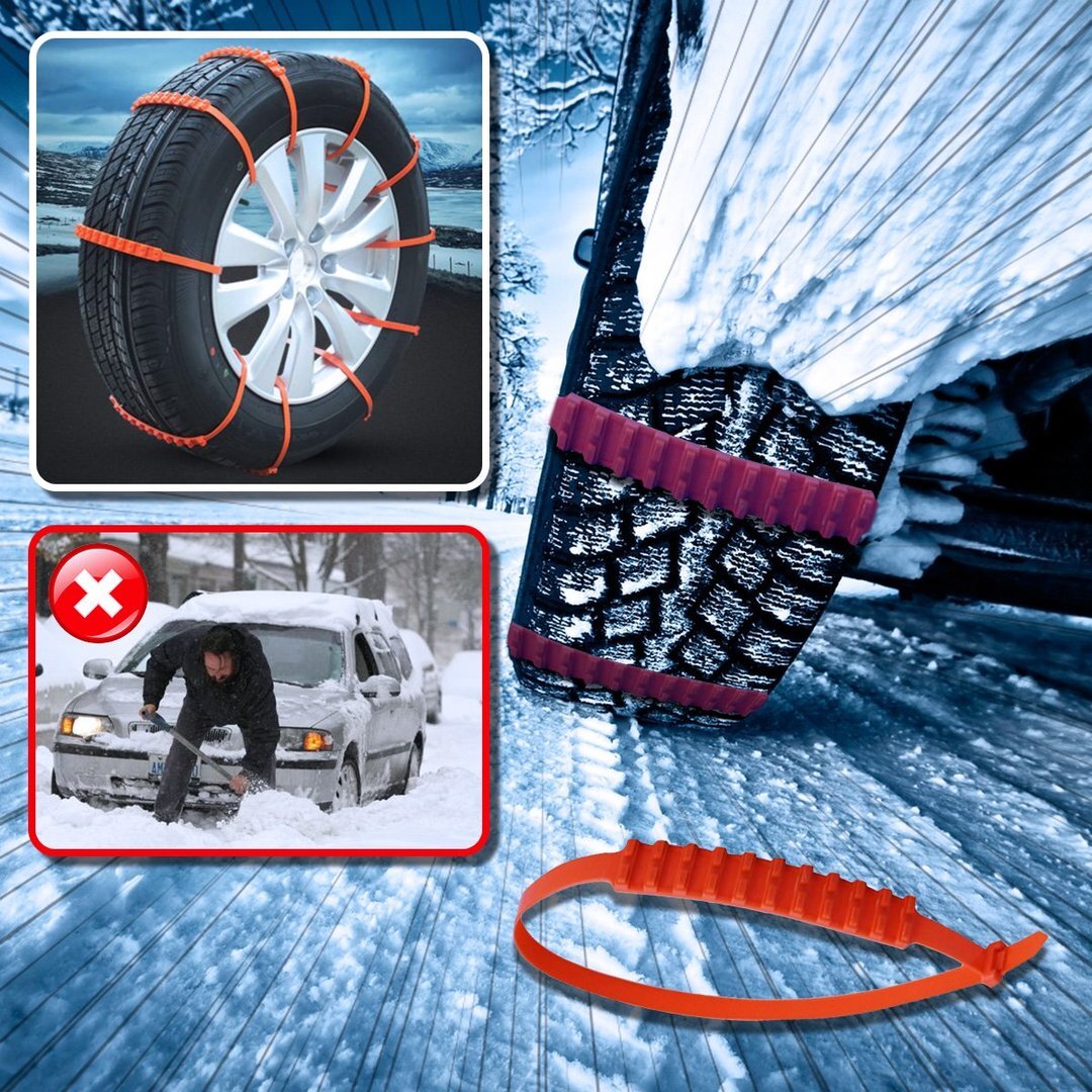 (🎅CHRISTMAS SALE - 50% OFF) Reusable Anti Snow Chains Of Car