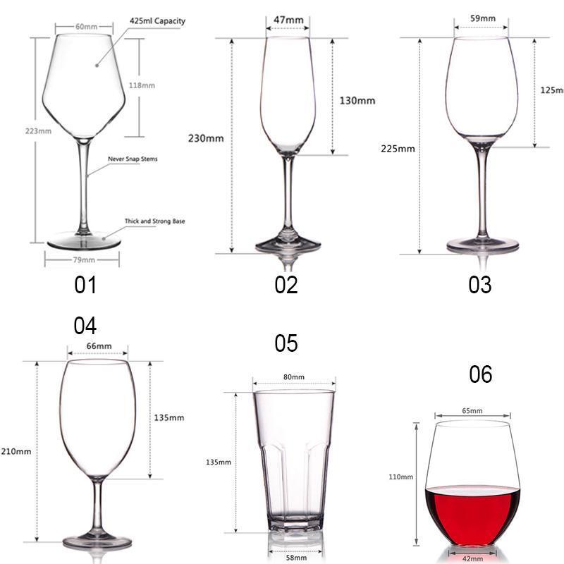 Unbreakable Stemmed Wine Glass