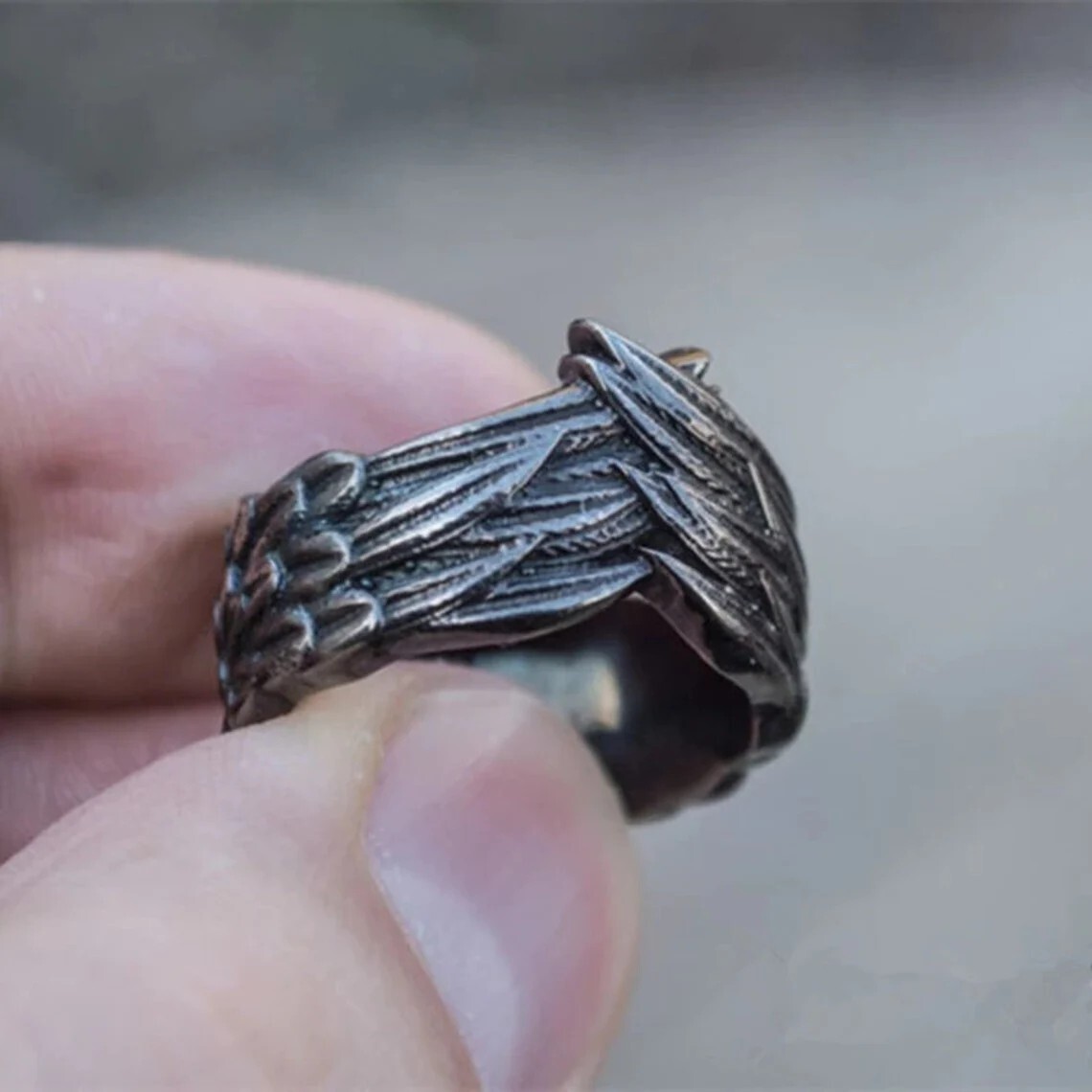 Raven wing - Norse and Viking Ring