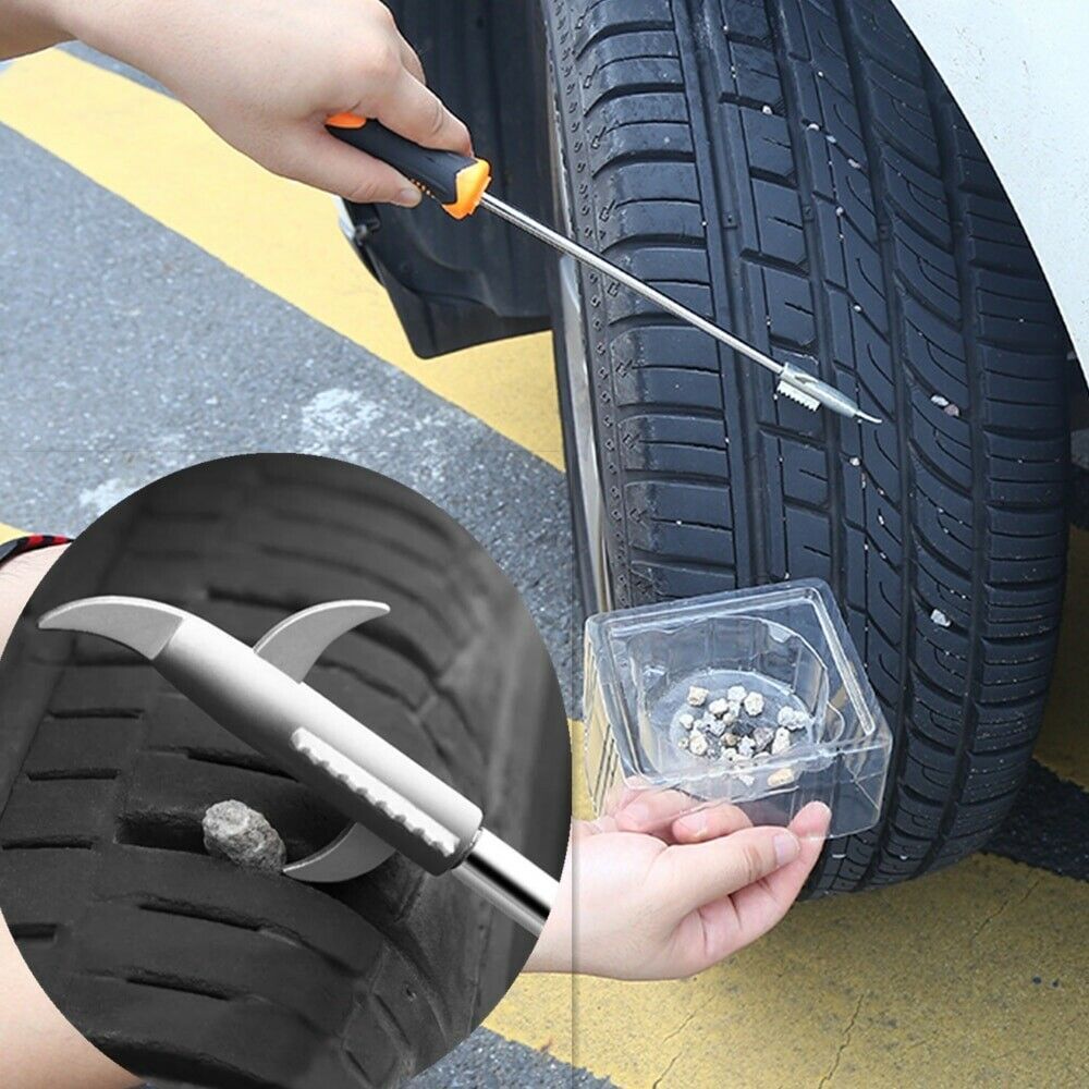 2 in 1 Multifunctional Car Tire Cleaning Hook Tool