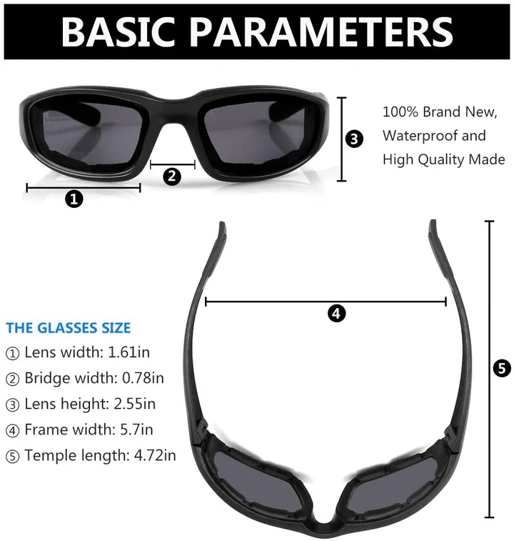 Anti-Glare Motorcycle Glasses