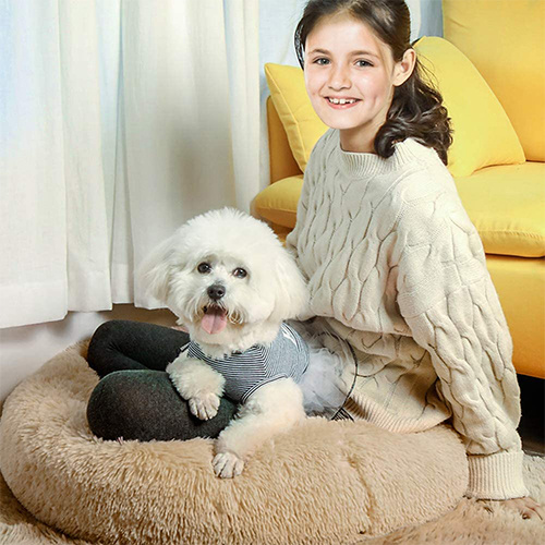 COMFY CALMING DOG/CAT BED - Hottest pet mattresses in winter
