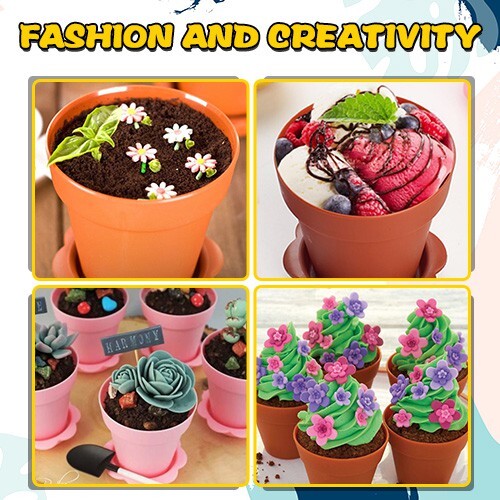 Flower Pot Cake Cup(10 pack)