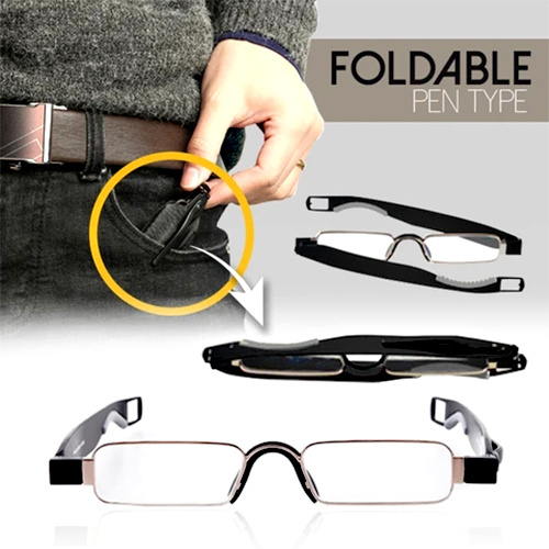 360° Portable Folding Reading Glasses