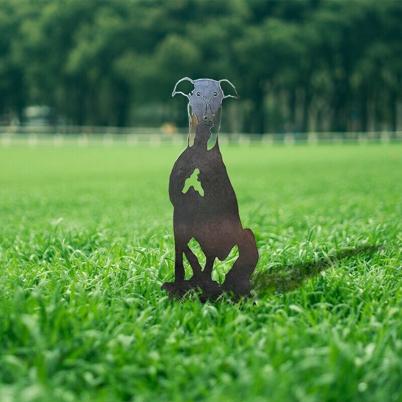 Whippet Metal Silhouette