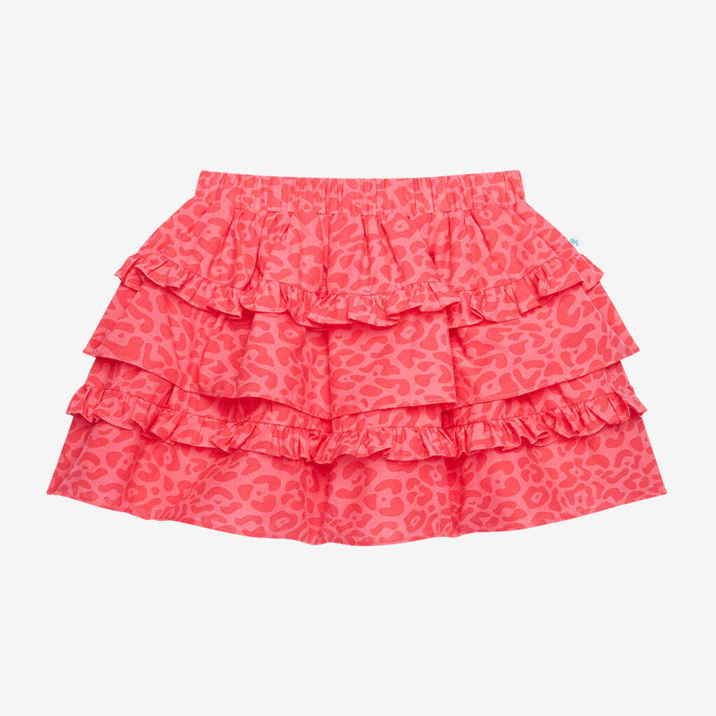 Giselle Poplin Ruffled Mini Skirt