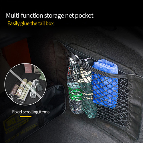 Car trunk storage bag nylon mesh