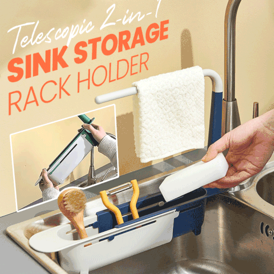 (🌲CHRISTMAS SALE--50% OFF)Sink Storage Rack