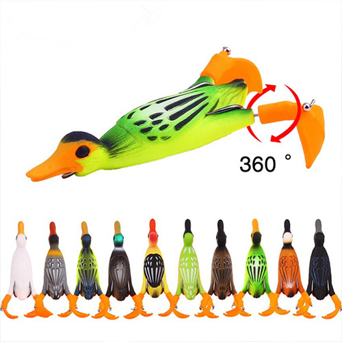💲50%OFF💲3D Duck Soft Fishing Lure Floating Baits