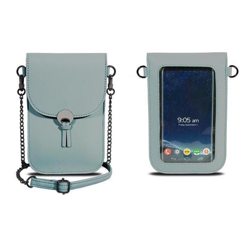 (Touch Screen) Cell phone purse with extra pocket