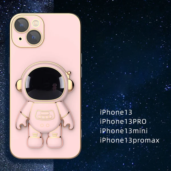 🔥LAST DAY -50% 🔥6D Plating Astronaut Hidden Stand Case Cover for iPhone