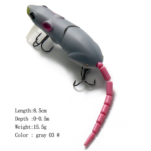 Artificial Fishing Lure Plastic Mouse Lure