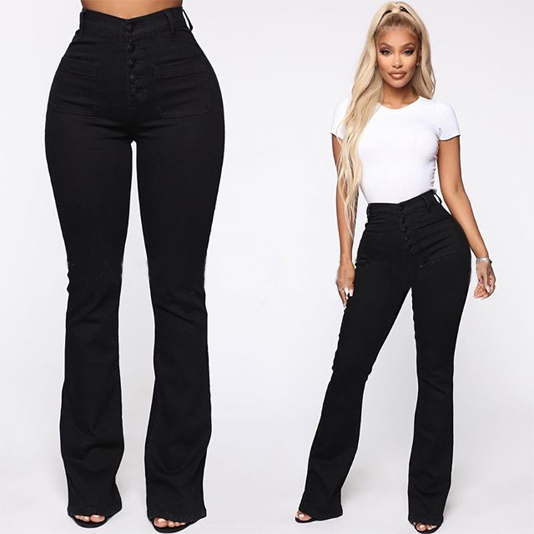 45% OFF💥Button Fly Booty Shaping High Waist Flare Jeans🔥(Buy 2 Free Shipping)