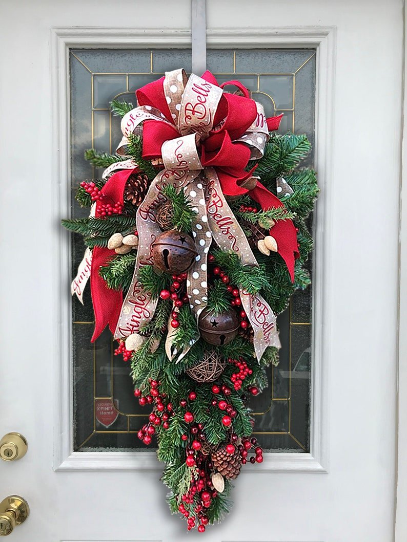 Artificial Vine Garland Christmas Tree Door Wreath