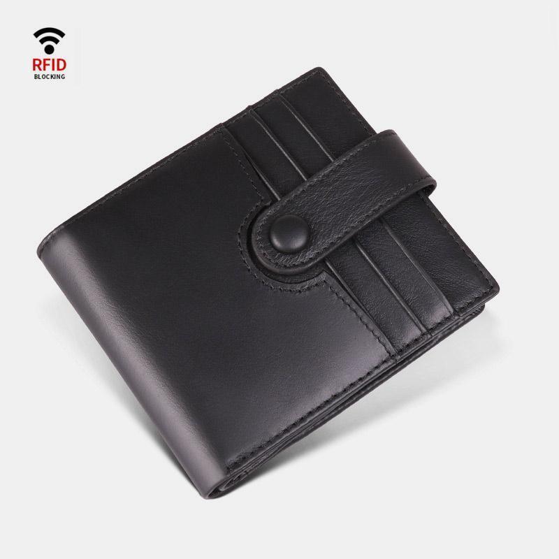 RFID Anti-theft  Vintage Business Short Wallet