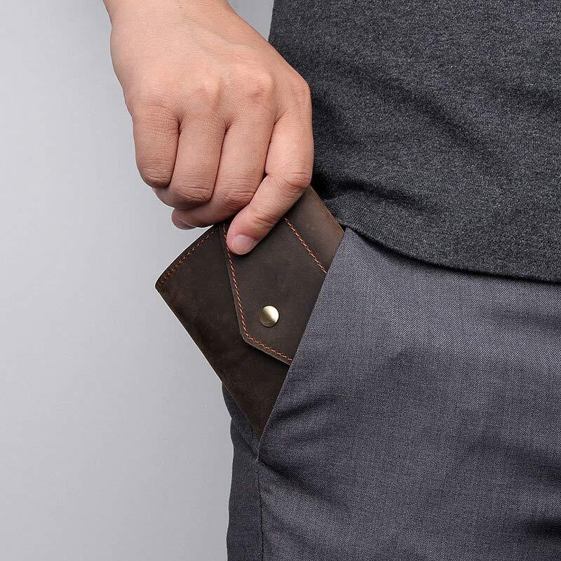 Front Pocket Bifold Leather Wallet