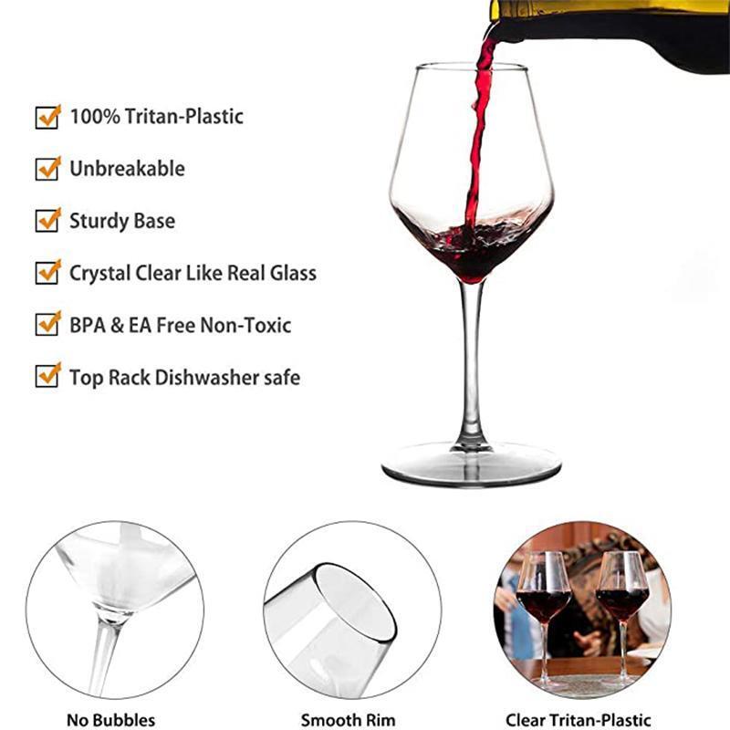 Unbreakable Stemmed Wine Glass
