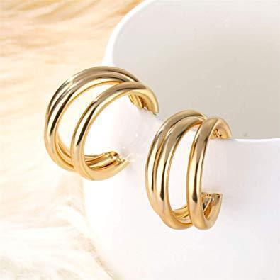 (BUY ONE GET ONE FREE TODAY)Round C Shaped Dangle Drop Earrings