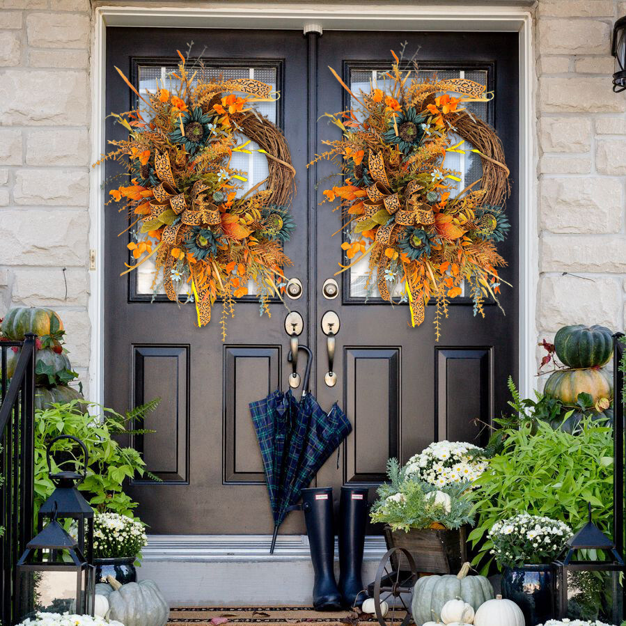 EXTRA LARGE Fall Grapevine Wreath