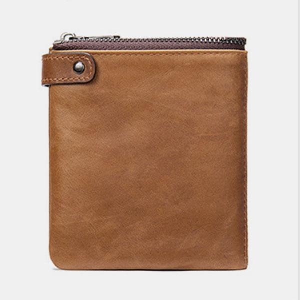 RFID Anti-Theft Multi-Card Leather Wallet