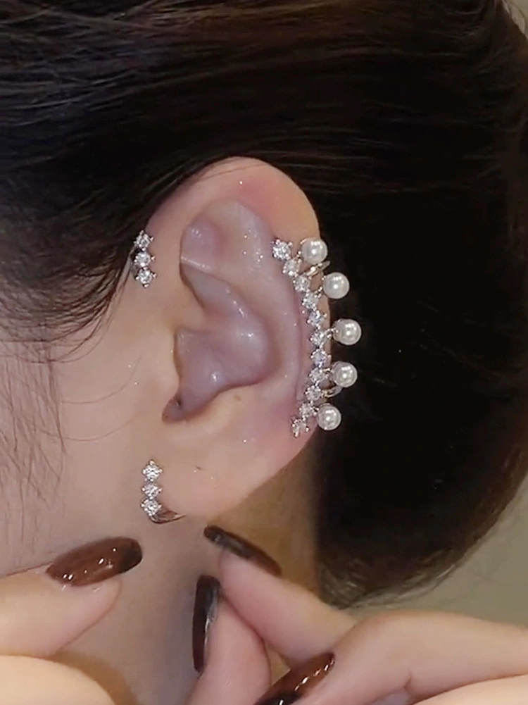 🔥Summer Hot Sale🔥 White Pearl Non-Piercing Clip Earrings