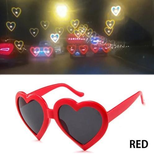 Heart Effect Diffraction Sunglasses