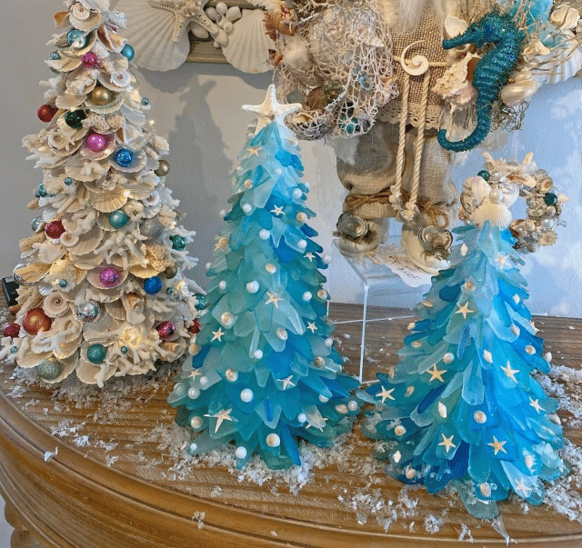 🔥HOT SALE🔥-CHRISTMAS SEA GLASS TREE