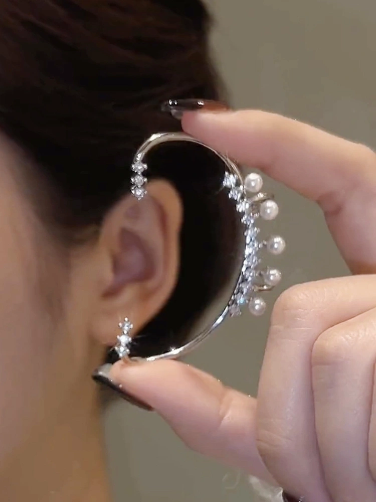🔥Summer Hot Sale🔥 White Pearl Non-Piercing Clip Earrings