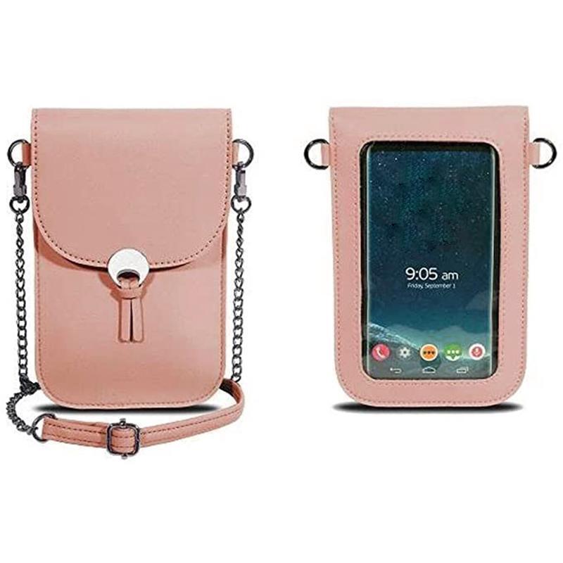 (Touch Screen) Cell phone purse with extra pocket