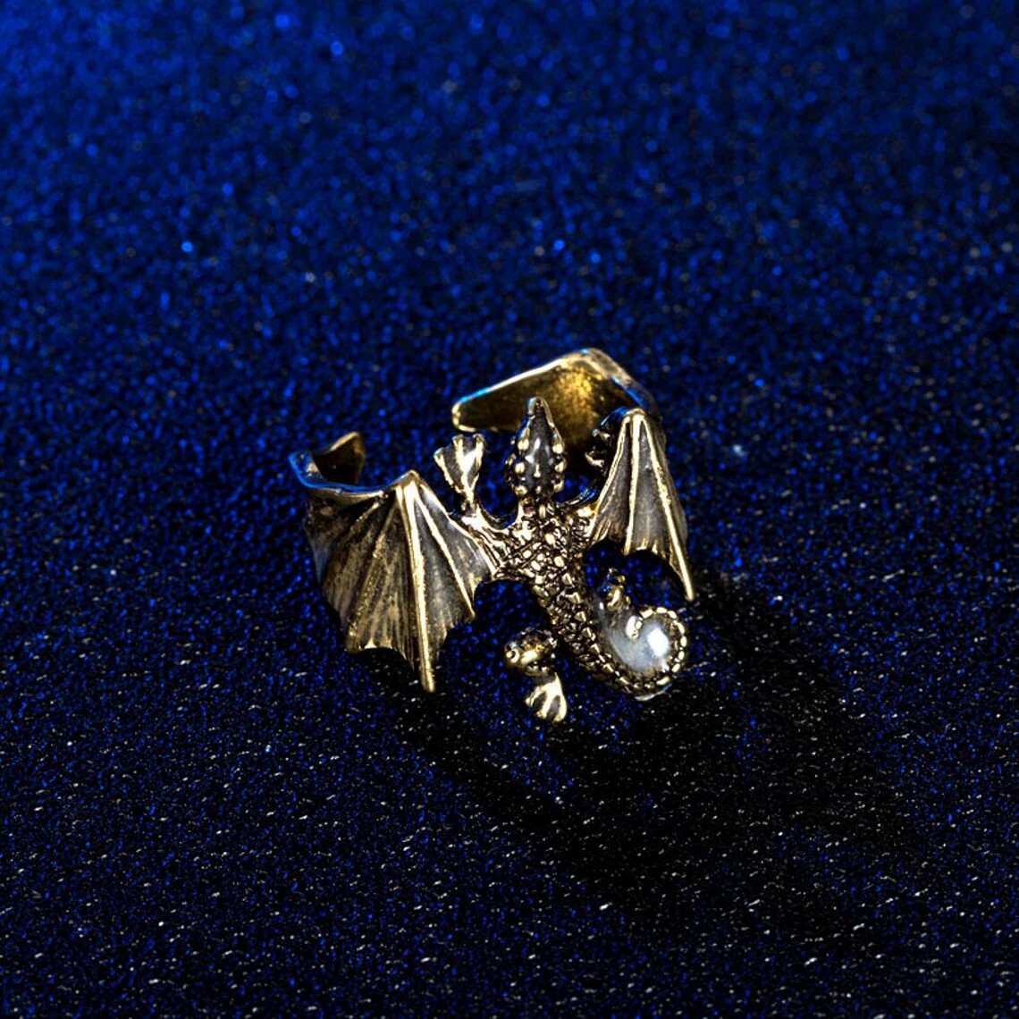 Dragon Ring | luminous dragon,  fantasy ring